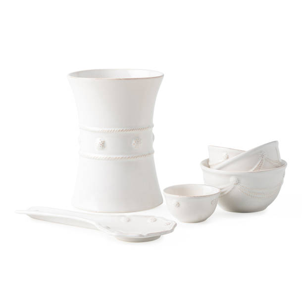 Juliska Berry & Thread Utensil Crock/Wine Cooler Whitewash Wayfair